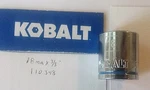 Kobalt 18 Mm X 3/8" Dr Standard Socket 12 Point # 110348 Free Usa Shipping. Fixed Price $9.96.