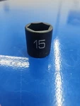 Matco "adv" Ap15m6v, 1/4" Drive, 15mm. Impact Socket, Shallow. 6 Point.. Fixed Price $21.49.