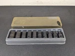 #bo803 Snap-on Tools 310immya 1/2" Drive 6pt Metric Impact Socket Set 10mm-19mm. Fixed Price $139.95.
