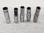 5 Proto Professional Deep Well Socket Set Sae 1/4 5/16 1/4" Drive 4708lt Usa. Fixed Price $17.48.