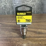 Dewalt 3/8" Drive T60 Standard Torx Bit Dwmt895480sp. Fixed Price $6.47.
