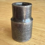 Matco 1/2" Shallow Impact Socket Drive 6 Point Cp166 Made In Usa. Fixed Price $8.95.