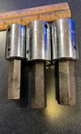 Mac Tools 1/2" Drive Hex Driver 9/16" Vh18 And 5/8" Vh20 Vh24 3/4" (3 Tools). Fixed Price $110.00.