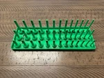 Snap On Ka383frgn 3/8" Sae 3 Row Post Socket Tray Green. Fixed Price $37.00.