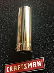 Craftsman 17mm X 3/8" Deep Socket 6 Point Cmmt 44434 Free Usa Shipping. Fixed Price $9.98.