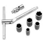 Bikemaster 1/4" Drive 6-point Breaker Bar & Socket Set, 7 Pieces. Fixed Price $24.35.