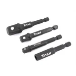 Titan 12002 4 Pc. Impact Socket Adapter & Magnetic Bit Holder. Fixed Price $15.62.