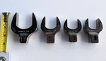 Bonney Tools Usa Open End Crowfoot Wrenches, 1/2" Drive Sae, 4 Pcs (lot). Fixed Price $60.00.