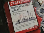 Craftsman 154 Pcs Mechanics Tool Set Case Only Empty Box 935154. Fixed Price $30.00.