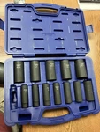 Napa Carlyle Impact Air Tools 61-0307 1/2 Sae Deep 6pt Socket Set (no 7/16"). Fixed Price $59.99.