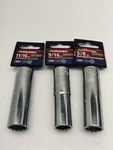 Husky Deep Socket Set Of 3- 11/16 , 9/16 5/8. Fixed Price $24.99.
