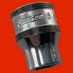 Snap On Tools Fsm91 3/8" Drive 9mm Metric Flank Shallow Socket 6 Point Usa. Fixed Price $13.99.