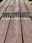 Proto Professional 1/2" Drive 15 Pc Metric Chrome Deep Socket Set 12 Point Usa. Fixed Price $175.00.