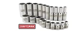 Craftsman- Ez Read Sockets - New 1/2 & 3/8" Drive Shallow Deep Metric/sae. Fixed Price $12.95.