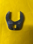 Crowfoot Socket Wrench, Alloy Steel, Chrome, 3/8 In Drive Size Proto 1-14 Usa. Fixed Price $30.00.