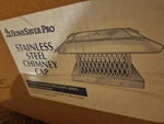 Homesaver Pro 14606 Stainless Steel Single Flue Galvanized Mesh Chimney Cap. Fixed Price $75.00.