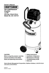Owner's Manual & Parts List Craftsman Portable Air Compressor - Model 921.164710. Fixed Price $19.95.
