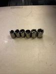 Craftsman - Lot Of 6 Shallow Metric Sockets,3/8" Drive,6pt (14mm- 19mm) G1/g2. Fixed Price $11.56.