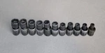 Snap On 3/8" Drive Impact Swivel Ipfm Socket Set Of 11 9 - 19mm. Fixed Price $299.95.