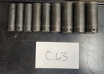 Snap-on Tools 309simy 9pc 1/2"drive 6-point Sae Flank Drive Deep Impact Sockets. Fixed Price $109.95.
