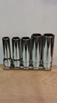 Nos Snap-on 5 Piece 3/8" Drive 6 Point Sae Deep Socket Set 3/8"-5/8". Fixed Price $54.99.