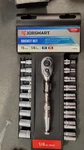Jobsmart 1038236 19 Piece 1/4" Inch Drive Set Socket. Fixed Price $18.04.
