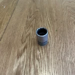 Vintage Snap On Tools -3/8w Shallow British Whitworth Socket,1/2 Drive, Wsw-102. Fixed Price $17.25.
