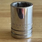 Proto Professional 16mm Shallow Socket 1/2" Drive 12 Point 5416m Usa. Fixed Price $14.95.