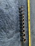 Snap On 1/4 Drive Shallow Socket Set, 6pt. 6-15mm Cdcd. Fixed Price $74.00.