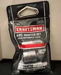 Craftsman 4 Pc Socket Adapter Reducer Converter Set. Fixed Price $35.99.