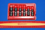 Snap-on Excellent 6 Pc 1/4" Drive 6-point Sae Shallow Impact Swivel Socket Set. Fixed Price $167.70.