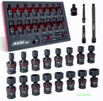 3/8" Universal Impact Socket Set 20pcs 8-24mm Cr-mo Swivel Kit. Fixed Price $62.99.