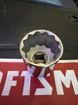 Sears Craftsman Usa Nos 47517 - 1 1/4" 12 Point Standard Socket 1/2 Drive Read. Fixed Price $17.00.