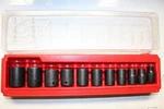 Snap-on Tools 11pc 1/2" Drive 6-point Sae Shallow Impact Socket Set (3/8 1") Usa. Fixed Price $185.00.