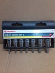 Jobsmart 7 Pc. Sae 3/8" Drive Hex Bit Socket Set. Fixed Price $7.00.