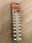Sears Craftsman Tools Usa 3/8 Drive 18pc Metric Sae 6pt Deep Socket Set Nos. Fixed Price $99.99.