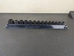 #bo051 Snap-on 3/8" Metric 14 Piece Impact Socket Set 6-points 214imfmya Usa. Fixed Price $219.95.