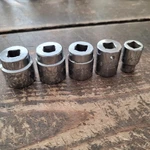 Mac Tools 5pc Sae Shallow 6 Pt 3/8" Drive Socket Set X126 206 226 246 X266. Fixed Price $35.00.