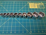 Shallow Socket Set Craftsman, Usa, Metric, 10pc.set, 1/2" Drive, 12pt 14mm-32mm. Fixed Price $69.99.