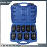 1/2" Drive Metric Axle Hub Nut Socket Deep Impact Tool Kit 9pcs 29-38mm. Fixed Price $31.78.