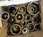 Various Large Sae Impact 6 Point 1 Drive Sockets - Wright, Proto 1-5/16" To 4". Fixed Price $29.99.