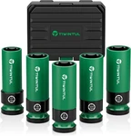 1/2" Wheel Protector Impact Socket Set, 5pcs Non-marring Lug Nut Cr-. Fixed Price $36.99.