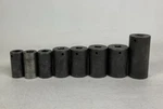 Snap On 1/2" Drive 6 Point Semi Deep Impact Sockets 11/16"-1 1/4" Ims & Simlm. Fixed Price $189.99.