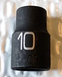 Matco Tools "adv" Bp10m2v, 3/8"drive, 10mm. Impact Socket, Shallow, 12 Pt. *new*. Fixed Price $11.95.