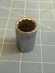 Craftsman Usa 17mm Socket 12 Point 1/2" Drive V 44237 (top Knurl). Fixed Price $6.36.
