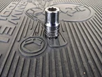 #bg959 Snap-on New Sw412 1/2" Drive 8-point Sae 3/8" Double Square Socket Usa. Fixed Price $34.95.