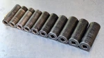 Snap On 1/2" Drive 6-point Metric Deep Impact Socket Set 24,23,22,21,20,19-15mm. Fixed Price $199.99.