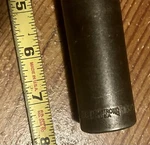 Vintage Armstrong 20-226 1/2 Drive 6 Point Deep 13/16 Impact Socket. Fixed Price $24.00.
