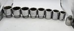 Vintage Napa 3/4" Drive Socket Set Of 9- 1 5/8"-15/16" W/3/4" To 1/2" Made In Us. Fixed Price $125.00.