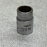Mac Tools 1/2" Drive 9/16" Shallow 12 Point Chrome Socket #v182r. Fixed Price $12.90.